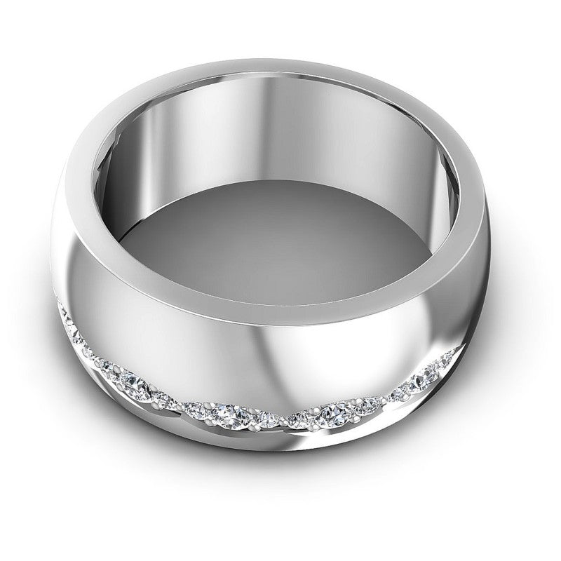 Classic Round Diamonds 0.50CT Diamonds Wedding Band