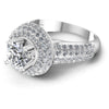 Round Diamonds 1.50CT Halo Ring in 14KT Rose Gold