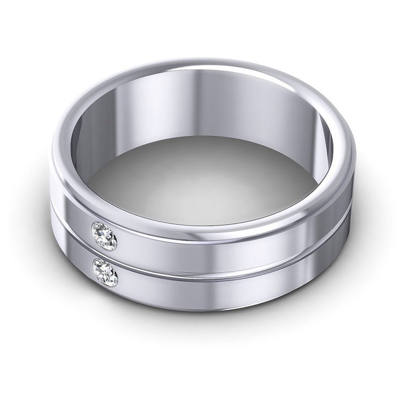 Exceptional Round Diamonds 0.10CT Diamonds Wedding Band
