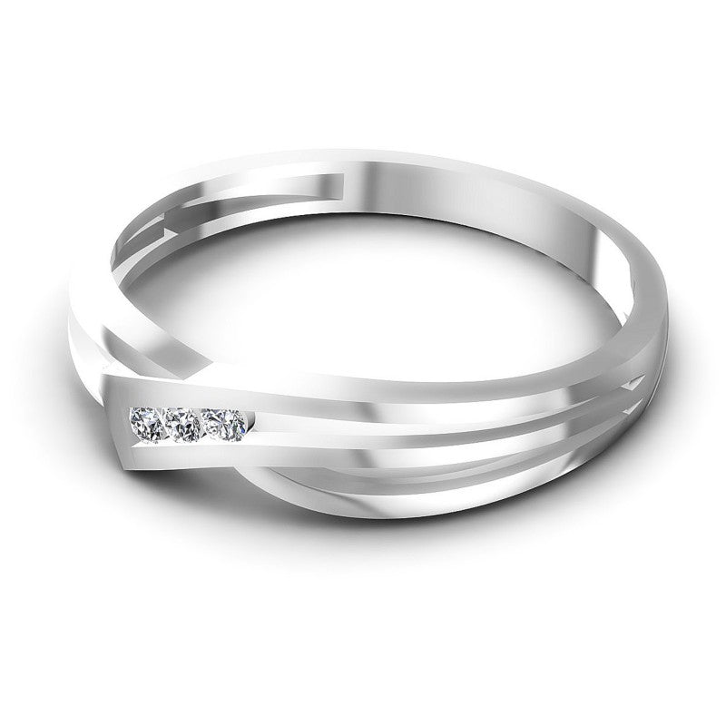 Exceptional Round Diamonds 0.05CT Diamonds Wedding Band