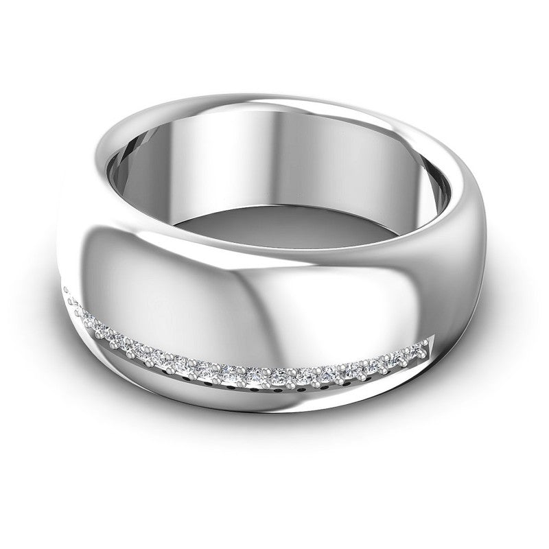 Timeless Round Diamonds 0.25CT Diamonds Wedding Band