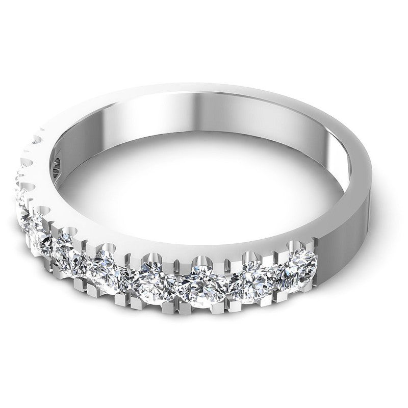 Round Diamonds 1.00CT Diamonds Wedding Band in 14KT Rose Gold