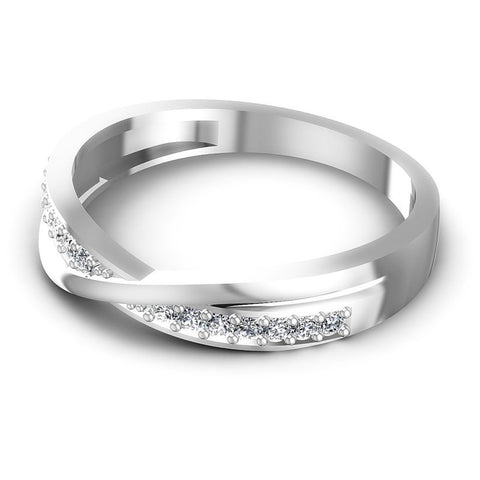 Superb Round Diamonds 0.15CT Diamonds Wedding Band