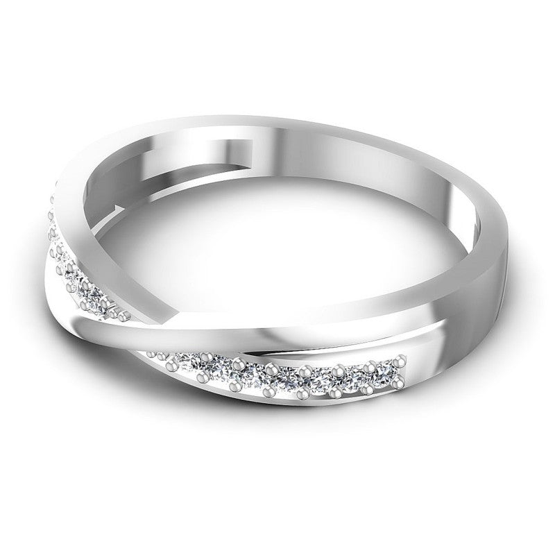 Superb Round Diamonds 0.15CT Diamonds Wedding Band