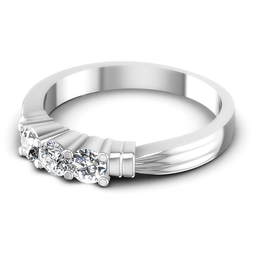 Timeless Round Diamonds 0.50CT Diamonds Wedding Band