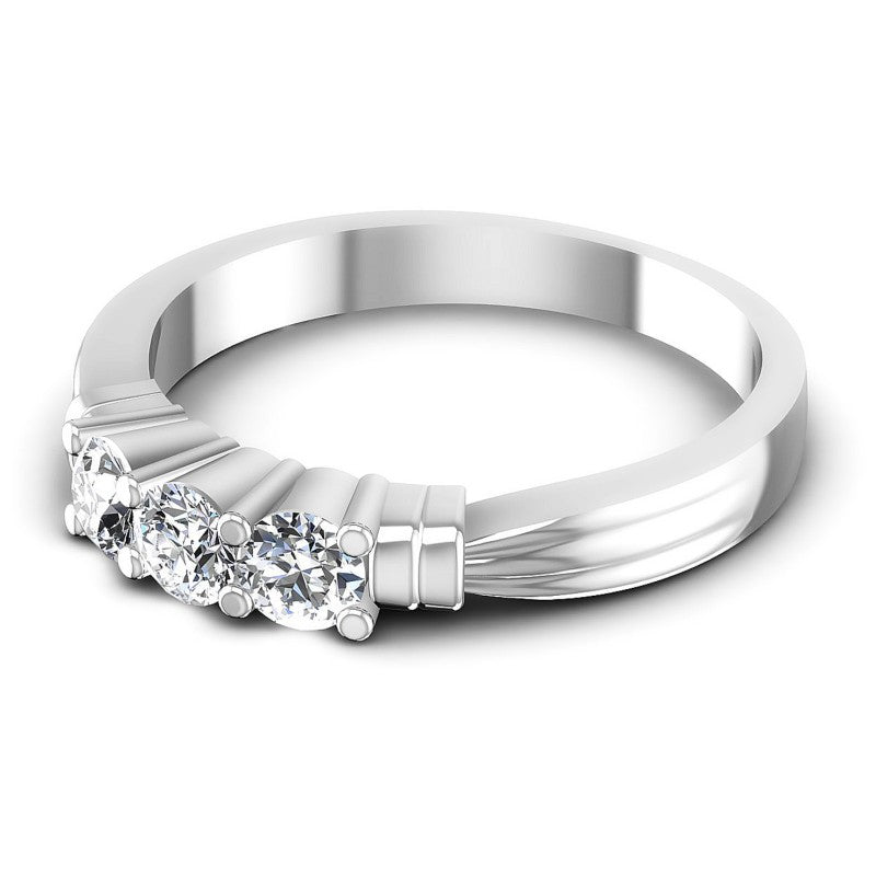 Timeless Round Diamonds 0.50CT Diamonds Wedding Band