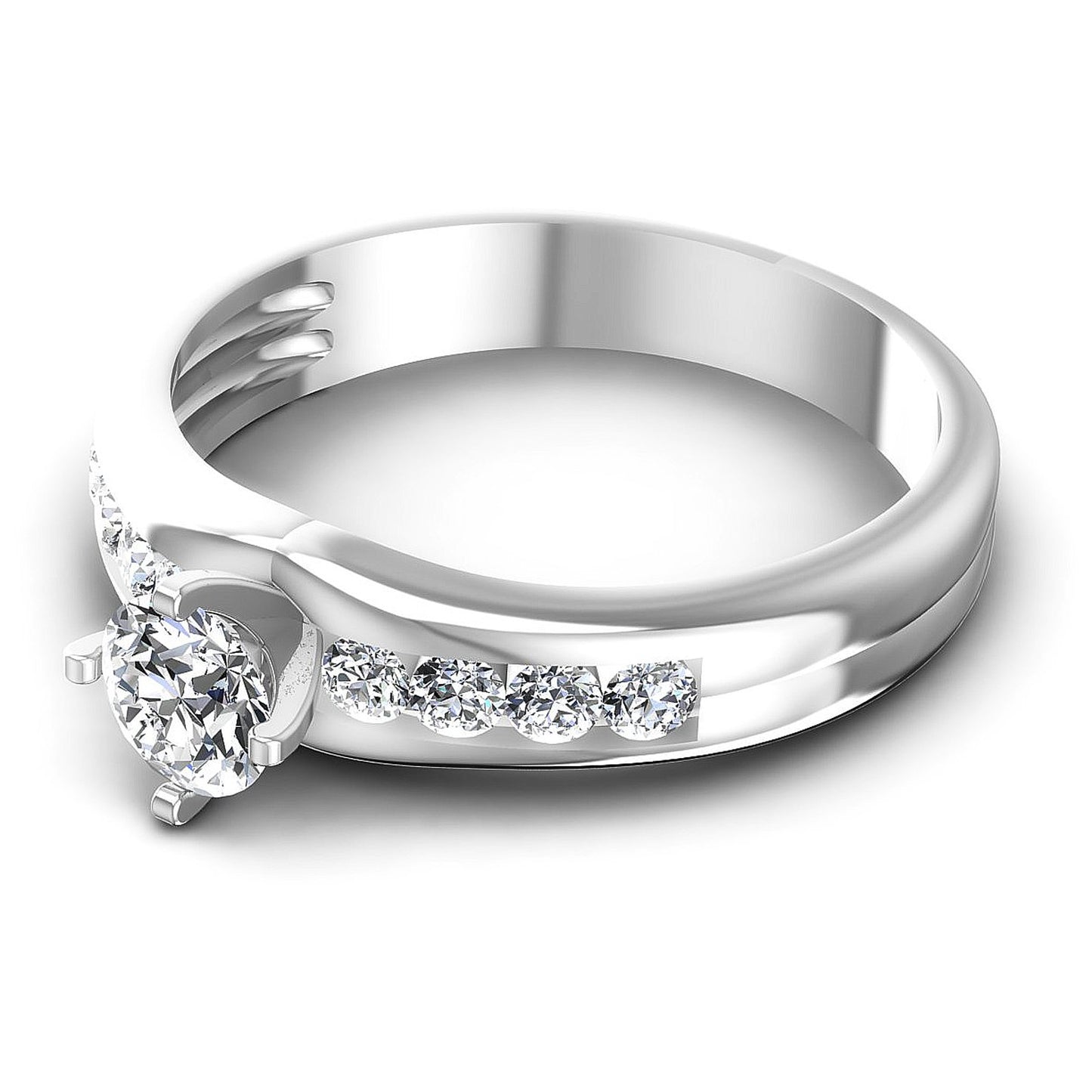 0.60CT Round  Cut Diamonds Engagement Rings