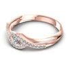 Round Diamonds 0.25CT Engagement Ring in 18KT Rose Gold