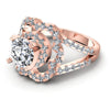 Round Diamonds 1.30CT Engagement Ring in 18KT Rose Gold