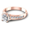 Round Diamonds 0.75CT Engagement Ring in 18KT Rose Gold