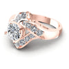 Round Diamonds 1.20CT Engagement Ring in 18KT Rose Gold