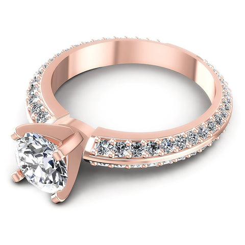 1.15CT Round  Cut Diamonds Engagement Rings