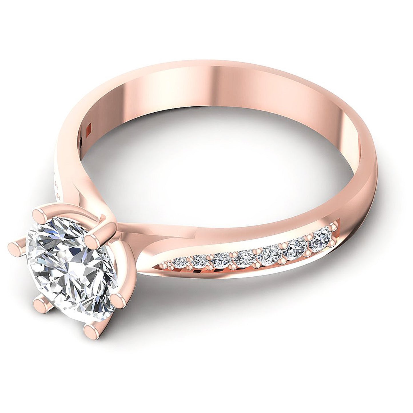 0.60CT Round  Cut Diamonds Engagement Rings
