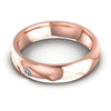 Round Cut Diamonds Mens Ring in 18KT Rose Gold