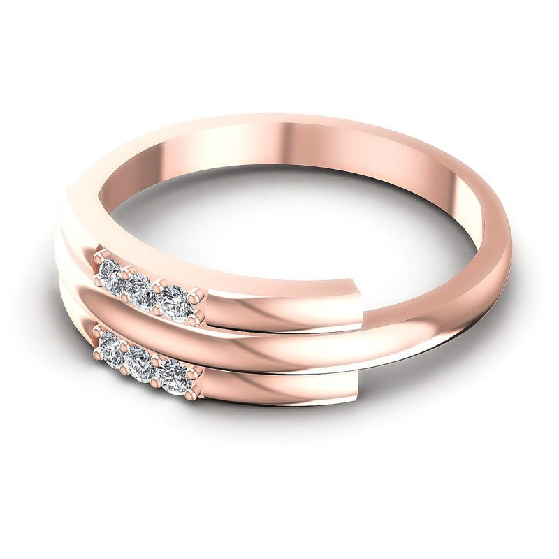 Magnificent Round Diamonds 0.15CT Diamonds Wedding Band