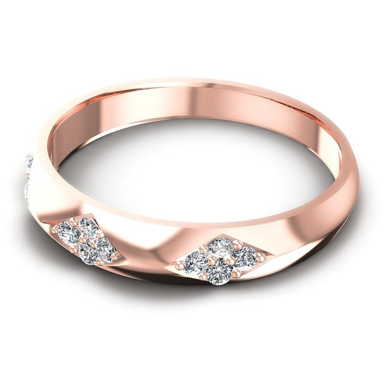 Spectacular Round Diamonds 0.25CT Diamonds Wedding Band
