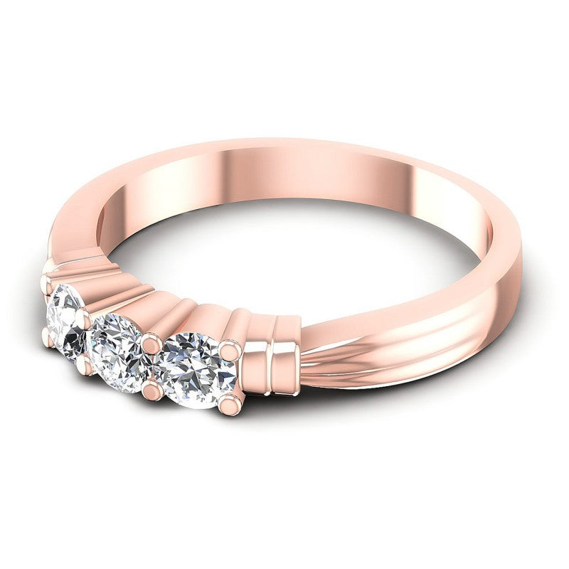 Timeless Round Diamonds 0.50CT Diamonds Wedding Band