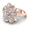 Round Diamonds 1.35CT Engagement Ring in 18KT Rose Gold