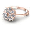 Round Diamonds 1.10CT Engagement Ring in 18KT Rose Gold