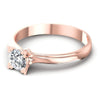 Round Diamonds 0.35CT Solitaire Ring in 18KT Rose Gold