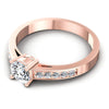 Round Diamonds 0.50CT Engagement Ring in 18KT Rose Gold
