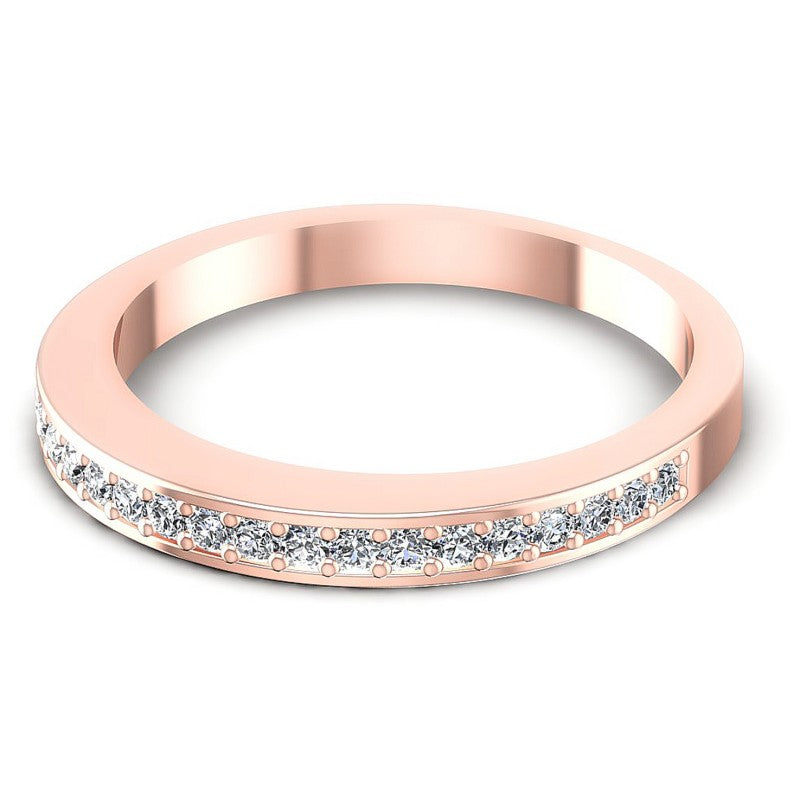 Timeless Round Diamonds 0.30CT Diamonds Wedding Band