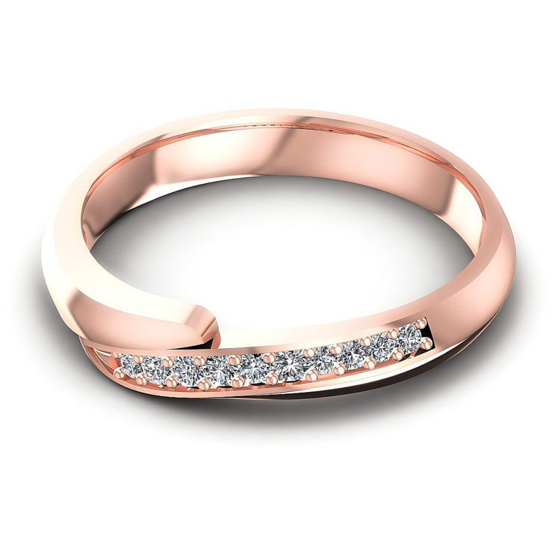 Precious Round Diamonds 0.25CT Diamonds Wedding Band