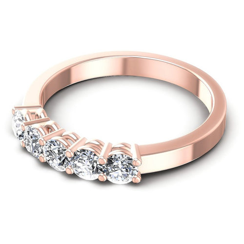 Exquisite Round Diamonds 0.70CT Diamonds Wedding Band