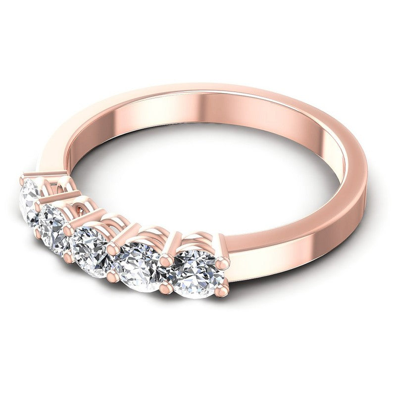 Exquisite Round Diamonds 0.70CT Diamonds Wedding Band