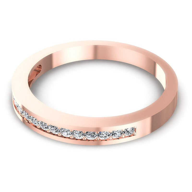 Stunning Round Diamonds 0.20CT Diamonds Wedding Band