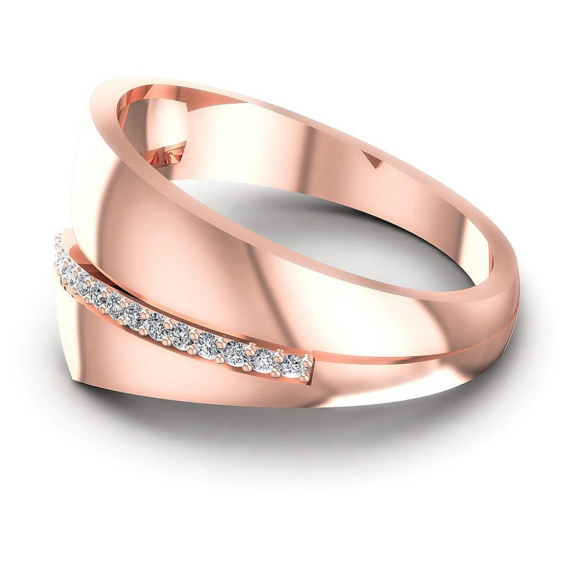 Distinctive Round Diamonds 0.15CT Diamonds Wedding Band