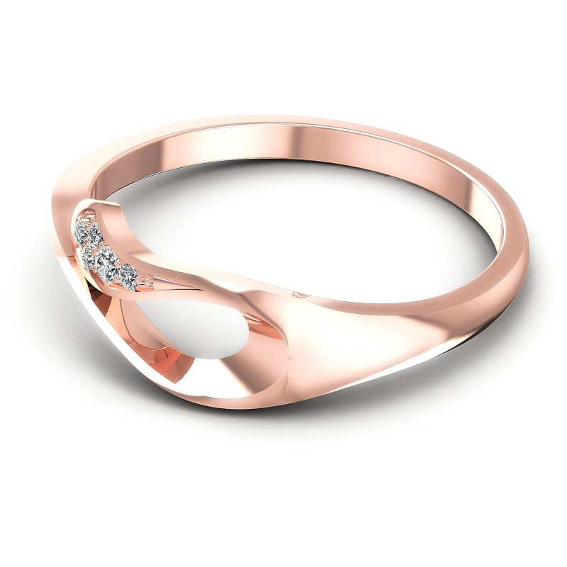 Magnificent Round Diamonds 0.15CT Diamonds Wedding Band
