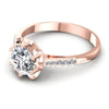 Round Diamonds 0.50CT Engagement Ring in 18KT Rose Gold