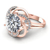 Round Diamonds 0.60CT Engagement Ring in 18KT Rose Gold