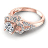 Round Diamonds 1.00CT Fashion Ring in 18KT Rose Gold