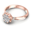 Round Diamonds 0.45CT Fashion Ring in 18KT Rose Gold