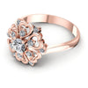 Round Diamonds 0.55CT Fashion Ring in 18KT Rose Gold