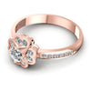 Round Diamonds 0.60CT Fashion Ring in 18KT Rose Gold