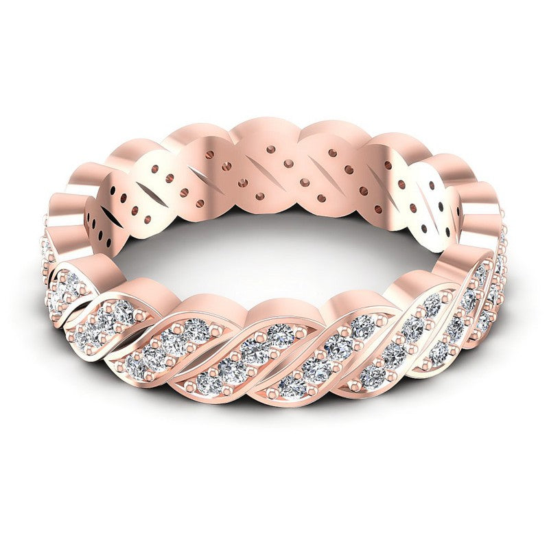 Astonishing Round Diamonds 0.55CT Eternity Ring
