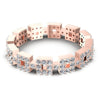 Round Diamonds 0.65CT Eternity Ring in 18KT Rose Gold