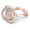 Round Diamonds 0.25CT Fashion Ring in 18KT Rose Gold