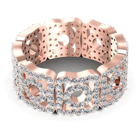 Astonishing Round Diamonds 1.65CT Eternity Ring