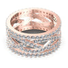 Round Diamonds 2.40CT Eternity Ring in 18KT Rose Gold