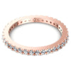Round Diamonds 0.45CT Eternity Ring in 18KT Rose Gold