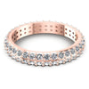 Round Diamonds 0.90CT Eternity Ring in 18KT Rose Gold