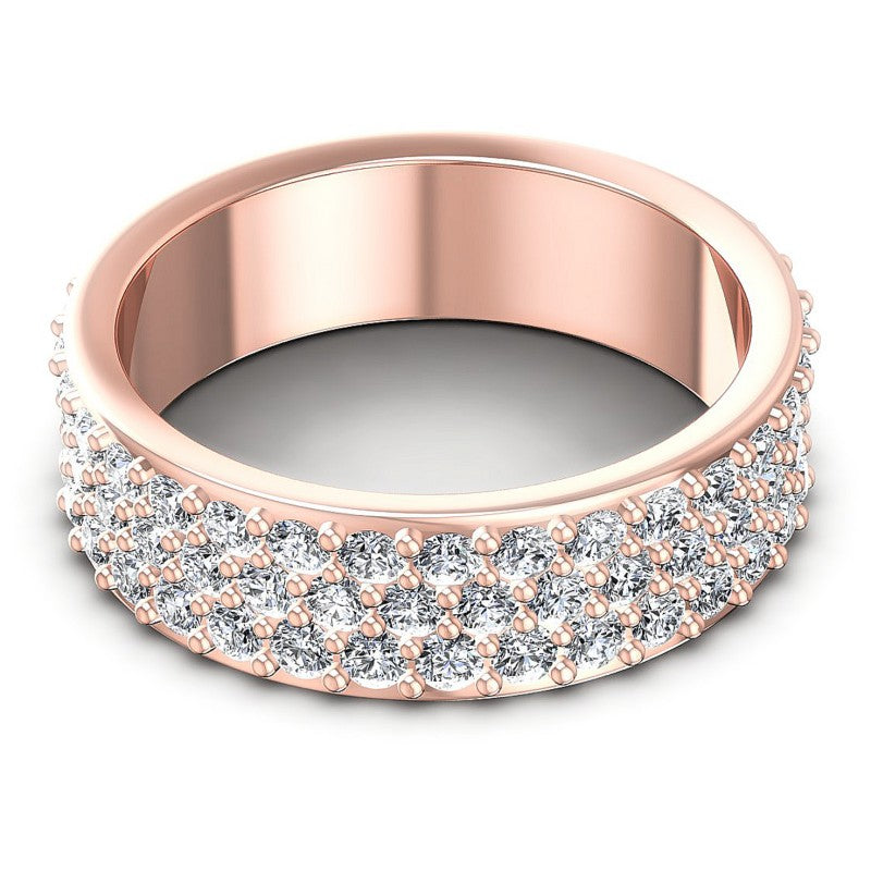 Original Round Diamonds 2.10CT Eternity Ring