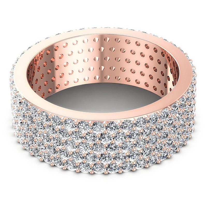 Distinctive Round Diamonds 2.15CT Eternity Ring