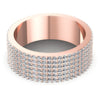 Round Diamonds 1.40CT Eternity Ring in 18KT Rose Gold