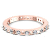 Round Diamonds 0.40CT Eternity Ring in 18KT Rose Gold