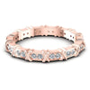 Round Diamonds 0.35CT Eternity Ring in 18KT Rose Gold